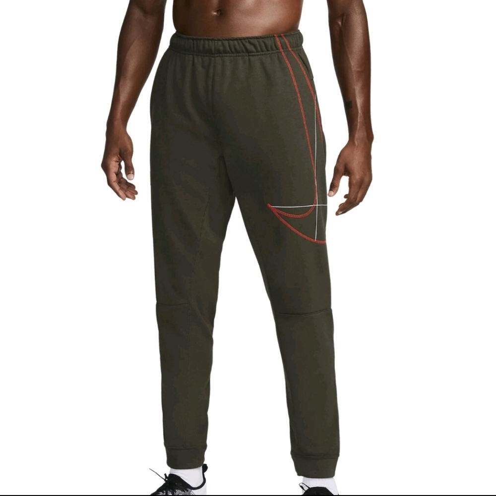 Nike Dri-fit Men's Fleece Tapered Running Pants Mens Size M
